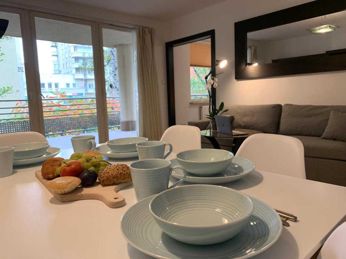 Апартаменты Modern 1Br Flat In Heart Of Warsaw With Parking Экстерьер фото