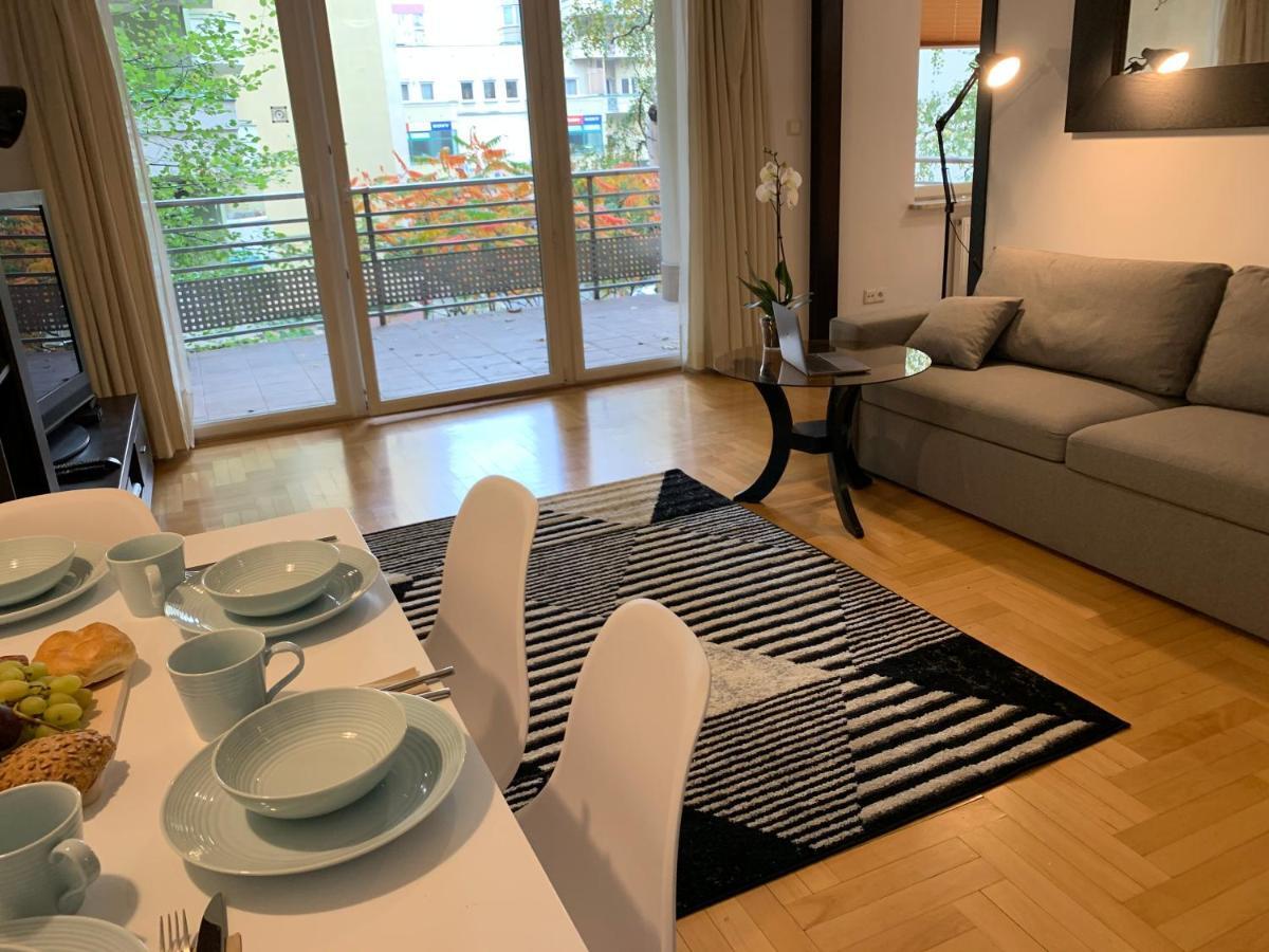 Апартаменты Modern 1Br Flat In Heart Of Warsaw With Parking Экстерьер фото